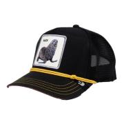 Zwarte Seal of Approval Trucker Cap Goorin Bros , Black , Heren