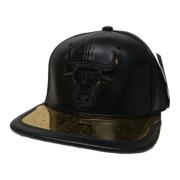 Zwart Goud Snapback Pet Mitchell & Ness , Black , Heren