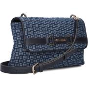 Elegante Crossbody Flap Schoudertas Guess , Blue , Dames