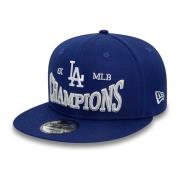 Dodgers Champions Patch Pet New Era , Blue , Heren