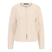 Korte blazer met rits Betty Barclay , Beige , Dames