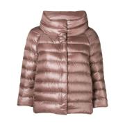 Down Jackets Herno , Pink , Dames