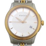 Pre-owned Stainless Steel watches Gucci Vintage , Gray , Heren