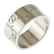 Pre-owned White Gold rings Gucci Vintage , Gray , Dames