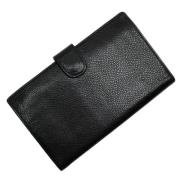 Pre-owned Canvas wallets Chanel Vintage , Black , Dames