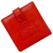 Pre-owned Leather wallets Loewe Pre-owned , Red , Dames