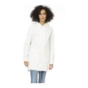 Lange Parka Jas met Verstelbare Capuchon Mr&Mrs Italy , White , Dames