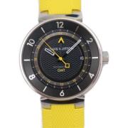 Pre-owned Stainless Steel watches Louis Vuitton Vintage , Black , Here...