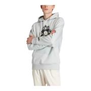 Grafische hoodie Adidas , Gray , Heren