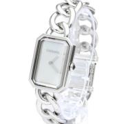 Pre-owned Stainless Steel watches Chanel Vintage , White , Dames