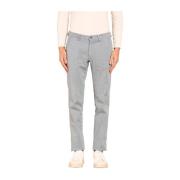 Slim Fit Azure Chino Broek Mason's , Blue , Heren