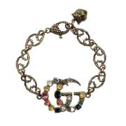 Pre-owned Metal bracelets Gucci Vintage , Yellow , Dames