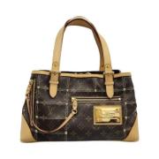 Pre-owned Fabric louis-vuitton-bags Louis Vuitton Vintage , Brown , Da...