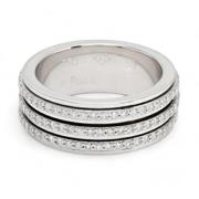 Pre-owned White Gold rings Piaget Pre-owned , Gray , Dames