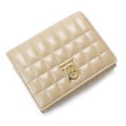 Pre-owned Leather wallets Burberry Vintage , Beige , Dames