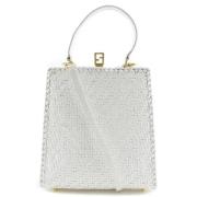 Pre-owned Leather handbags Fendi Vintage , White , Dames