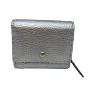 Pre-owned Leather wallets Fendi Vintage , Gray , Unisex