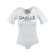 Korte Mouw Body Gaëlle Paris , White , Dames