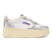 Witte Platform Sneakers Autry , White , Dames