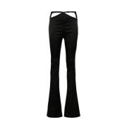 Zwarte Lange Broek voor Vrouwen The Attico , Black , Dames