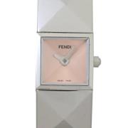 Pre-owned Stainless Steel watches Fendi Vintage , Pink , Dames