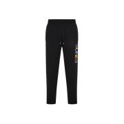 Casual Trainingsbroek Sun68 , Black , Heren