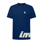 Korte Mouw T-shirt Invicta , Blue , Heren