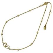 Pre-owned Metal necklaces Valentino Vintage , Yellow , Dames