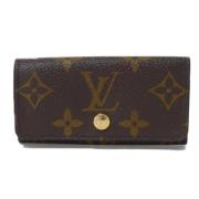 Pre-owned Canvas key-holders Louis Vuitton Vintage , Brown , Dames