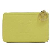 Pre-owned Fabric wallets Louis Vuitton Vintage , Green , Dames