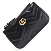 Pre-owned Leather wallets Gucci Vintage , Black , Dames