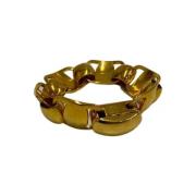 Pre-owned Metal bracelets Salvatore Ferragamo Pre-owned , Yellow , Dam...