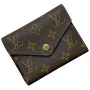 Pre-owned Canvas wallets Louis Vuitton Vintage , Brown , Dames