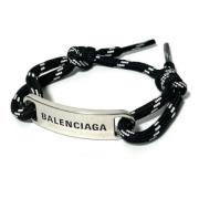 Pre-owned Cotton bracelets Balenciaga Vintage , Black , Dames