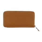 Pre-owned Fabric wallets Hermès Vintage , Brown , Dames