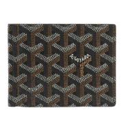 Pre-owned Leather wallets Goyard Vintage , Black , Heren