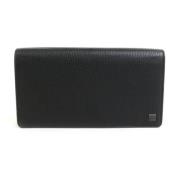 Pre-owned Leather wallets Dunhill Pre-owned , Black , Dames