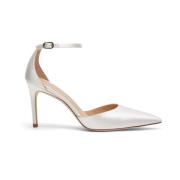 Minimalistische Bandpomp Stuart Weitzman , White , Dames