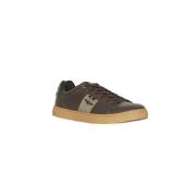 Lage Sneakers Aeronautica Militare , Brown , Heren