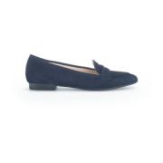 Suède Loafers Marineblauw Gabor , Blue , Dames