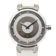 Pre-owned Stainless Steel watches Louis Vuitton Vintage , White , Here...