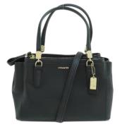 Pre-owned Leather handbags Coach Pre-owned , Black , Dames