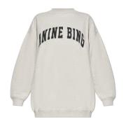 Sweatshirt met Logo Anine Bing , Beige , Dames