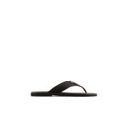 Stijlvolle Slippers voor de Zomer Emporio Armani , Black , Heren