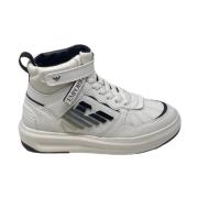 Hoge Top Sneakers Emporio Armani , White , Dames