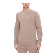 Sweatshirt met ronde hals Hugo Boss , Beige , Heren