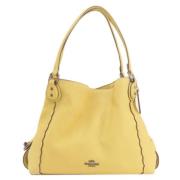 Pre-owned Leather totes Coach Pre-owned , Yellow , Dames