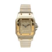 Pre-owned Stainless Steel watches Cartier Vintage , Gray , Dames