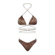 Modieus Bikini Set F**k , Brown , Dames