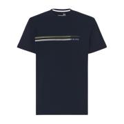 Korte Mouw T-shirt Harmont & Blaine , Blue , Heren